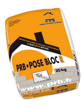 Sac de mortier colle Pose Bloc R pour montage ARTIBLOC®