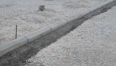 Bordure d'accotement